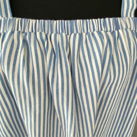 NWT English Factory Amelia Blue Stripe Tie Mini Dress Small - Picture 8 of 14